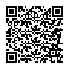 QR-koodi puhelinnumerolle +12086169616