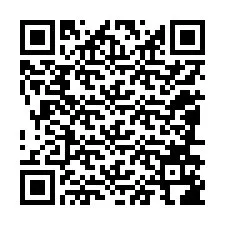 Kode QR untuk nomor Telepon +12086186798