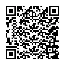 Kode QR untuk nomor Telepon +12086187869