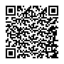 Código QR para número de teléfono +12086187956