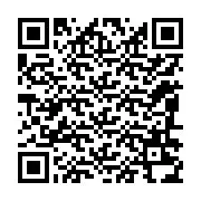 QR-koodi puhelinnumerolle +12086234541