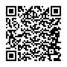 QR-koodi puhelinnumerolle +12086236777