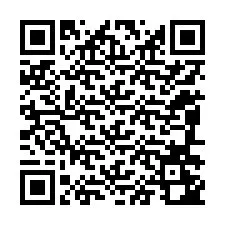 QR-koodi puhelinnumerolle +12086242704