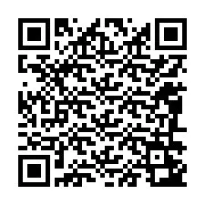 QR Code สำหรับหมายเลขโทรศัพท์ +12086243452