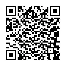 Código QR para número de teléfono +12086246230