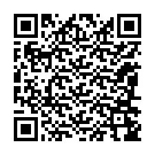 Kode QR untuk nomor Telepon +12086246365