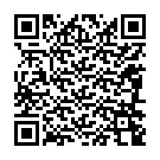 Kode QR untuk nomor Telepon +12086248602