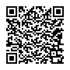 電話番号のQRコード +12086320439