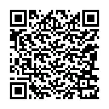 QR kód a telefonszámhoz +12086321364