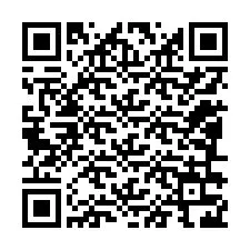 Código QR para número de teléfono +12086326439