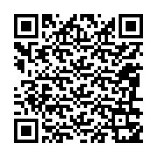 QR kód a telefonszámhoz +12086351453