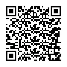 Kode QR untuk nomor Telepon +12086351879