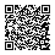 QR-code voor telefoonnummer +12086353143