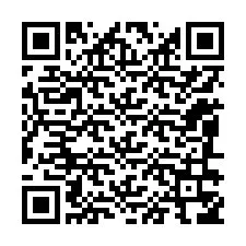 Kode QR untuk nomor Telepon +12086356045