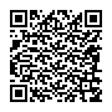 Kode QR untuk nomor Telepon +12086356086