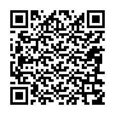 電話番号のQRコード +12086356087