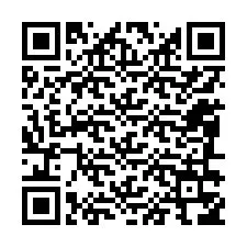 Código QR para número de telefone +12086356447