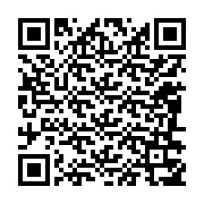 Código QR para número de teléfono +12086357256