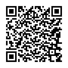 電話番号のQRコード +12086358225