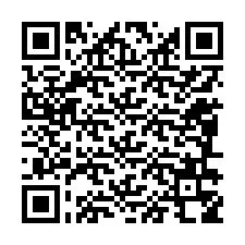 QR-koodi puhelinnumerolle +12086358526