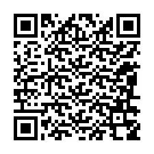 QR-koodi puhelinnumerolle +12086358574