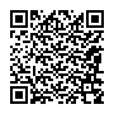 QR-koodi puhelinnumerolle +12086358575