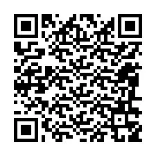 QR-code voor telefoonnummer +12086359557