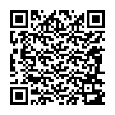 QR-code voor telefoonnummer +12086383752