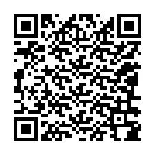 Kode QR untuk nomor Telepon +12086384038