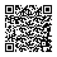 QR-koodi puhelinnumerolle +12086424610