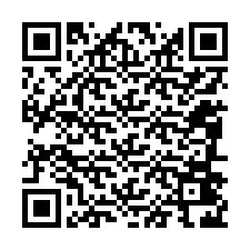 QR-koodi puhelinnumerolle +12086426343