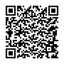 QR-code voor telefoonnummer +12086426344