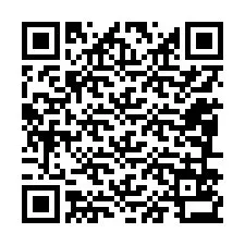 Kode QR untuk nomor Telepon +12086533437