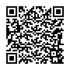 QR-code voor telefoonnummer +12086541454