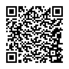 QR код за телефонен номер +12086543375