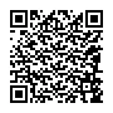 QR kód a telefonszámhoz +12086546528