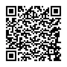 QR-code voor telefoonnummer +12086546648