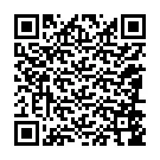 QR-koodi puhelinnumerolle +12086546998