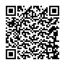 Kode QR untuk nomor Telepon +12086547421