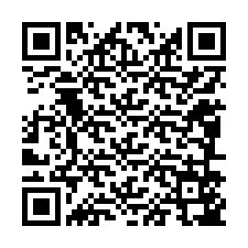 QR kód a telefonszámhoz +12086547422