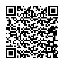 Kode QR untuk nomor Telepon +12086549003