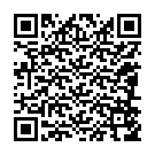 Código QR para número de teléfono +12086556628