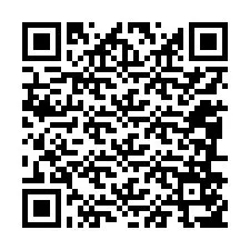 QR-код для номера телефона +12086557673