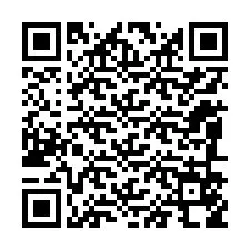 QR-koodi puhelinnumerolle +12086558415