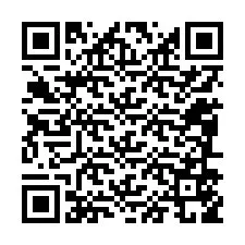 Kode QR untuk nomor Telepon +12086559163