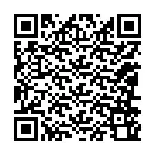 QR-koodi puhelinnumerolle +12086560679