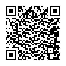 Código QR para número de telefone +12086572647