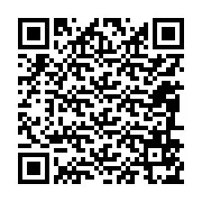 Código QR para número de teléfono +12086575547