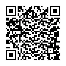 QR-koodi puhelinnumerolle +12086585574