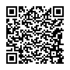 QR-koodi puhelinnumerolle +12086585575